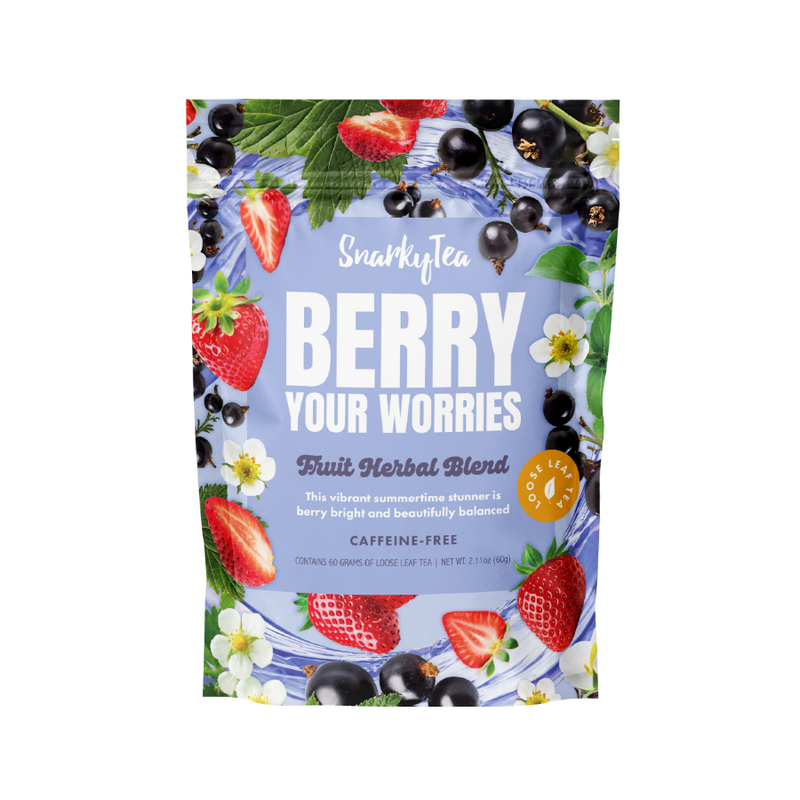 Berry Your Worries - Fruit Herbal Blend – Snarky Tea