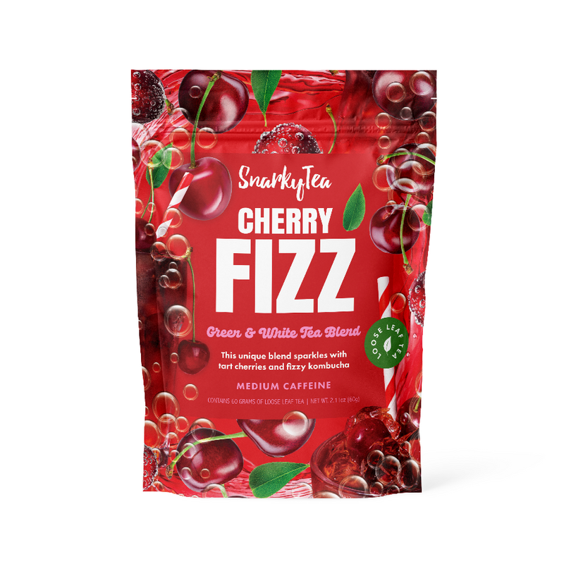 Cherry Fizz - Green & White Tea Blend – Snarky Tea