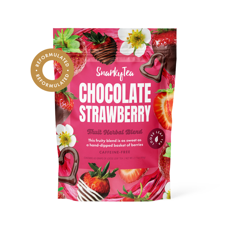Chocolate Strawberry - Fruit Herbal Blend – Snarky Tea