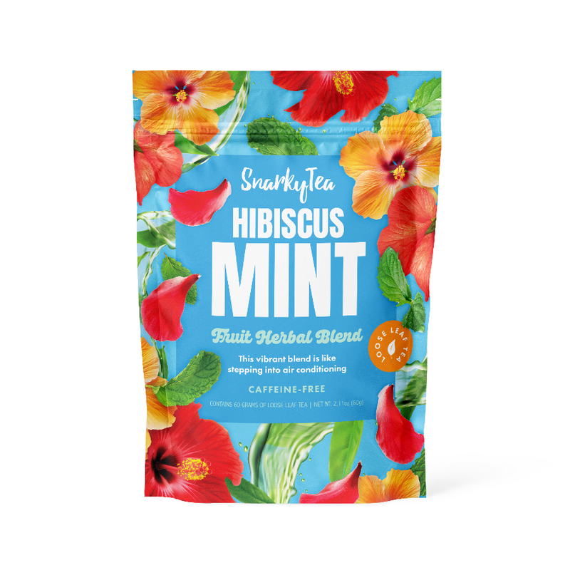 Hibiscus Mint - Fruit Herbal Blend – Snarky Tea