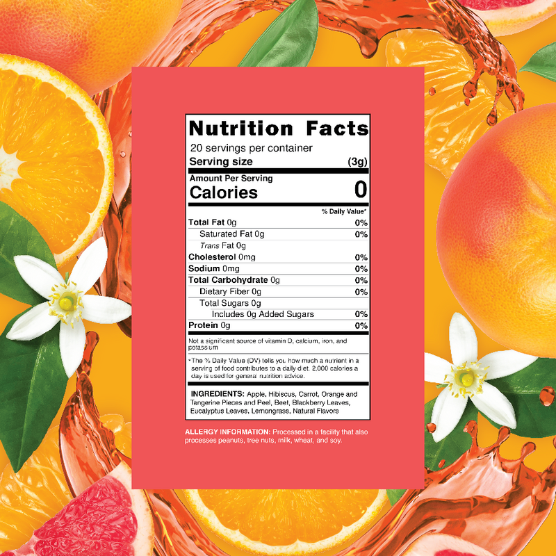 Orange Grapefruit - Fruit Herbal Blend – Snarky Tea