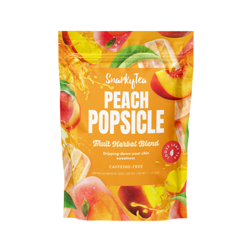 Peach Popsicle - Fruit Herbal Blend – Snarky Tea