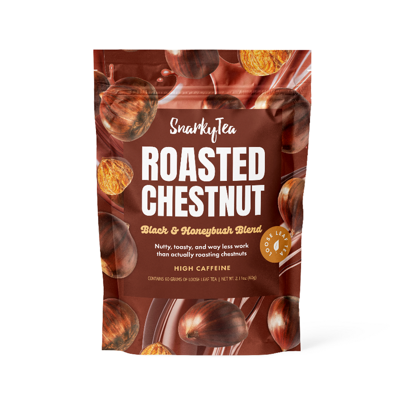 Roasted Chestnut - Black & Honeybush Blend – Snarky Tea