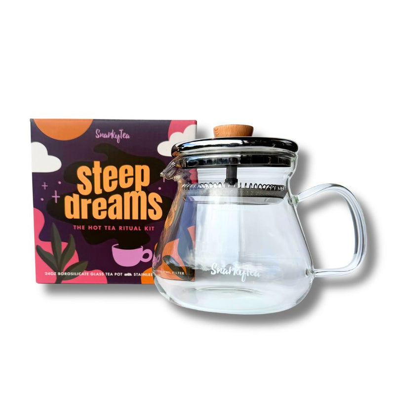 Hot Tea Starter Kit - NEW Teapot! – Snarky Tea