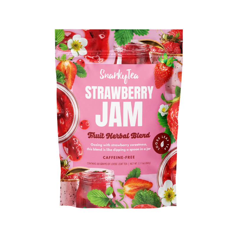 Strawberry Jam - Fruit Herbal Blend – Snarky Tea