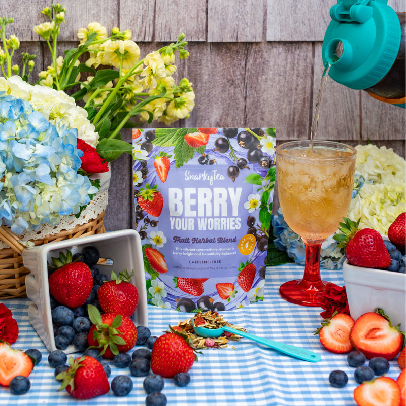 Berry Your Worries - Fruit Herbal Blend – Snarky Tea