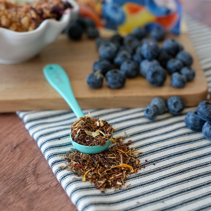 Blueberry Peach Cobbler - Rooibos Herbal Blend – Snarky Tea