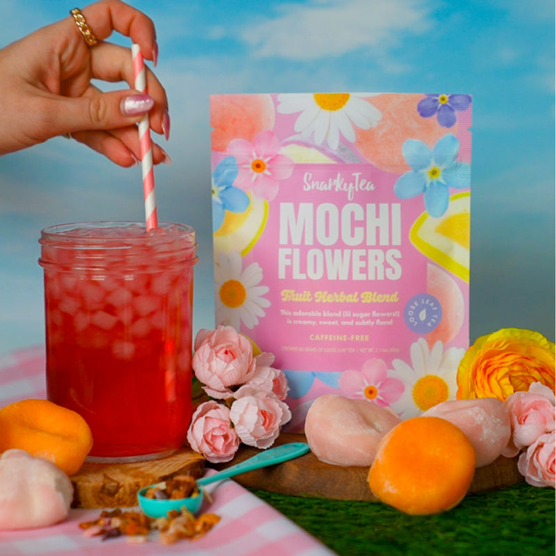 Mochi Flowers - Fruit Herbal Blend – Snarky Tea