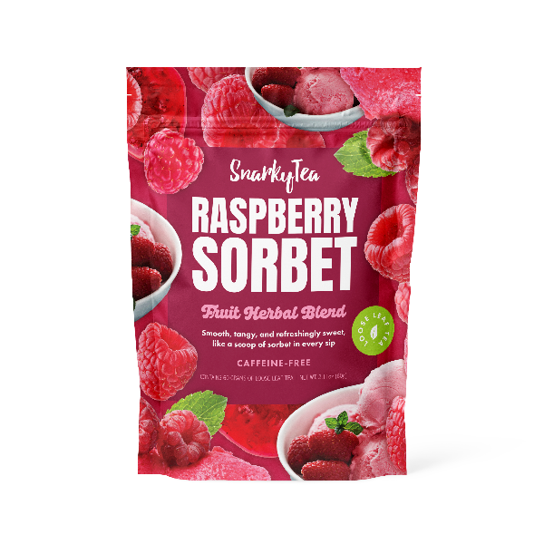 Raspberry Sorbet - Fruit Herbal Blend – Snarky Tea
