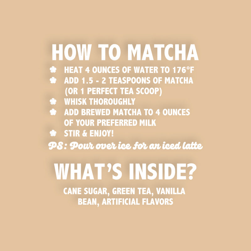Smooth Vanilla Matcha
