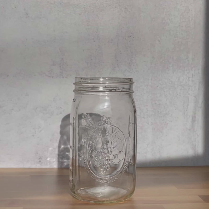 32 oz Cold Brew Coffee Glass Jar Filter
