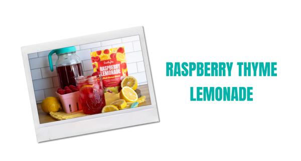Raspberry Thyme Lemonade – Snarky Tea