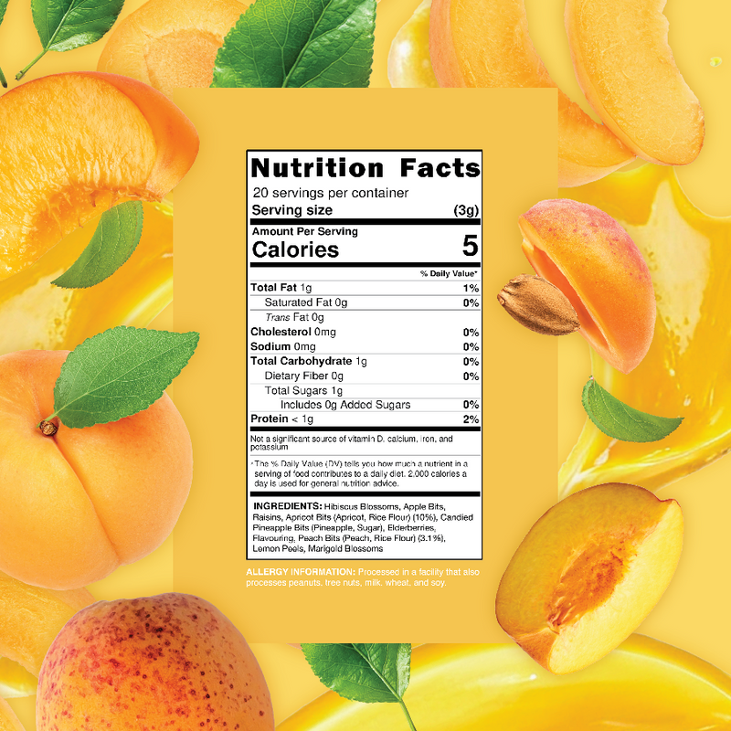 Apricot Peach - Fruit Herbal Blend – Snarky Tea