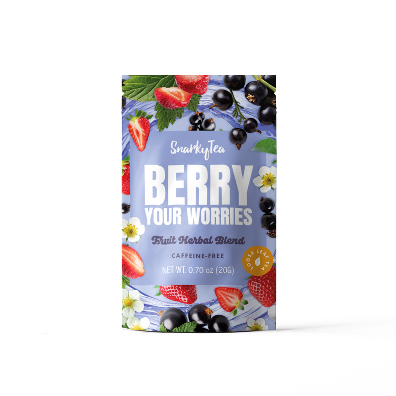 berry出品 Berry Your Worries - Fruit Herbal Blend – Snarky Tea