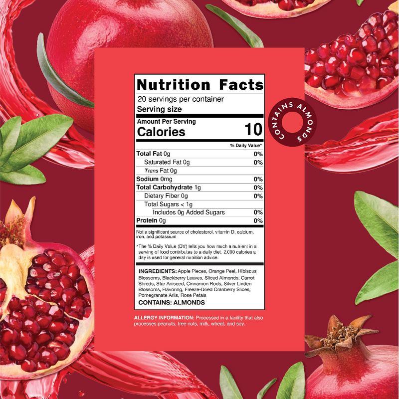 Candied Pomegranate - Fruit Herbal Blend – Snarky Tea