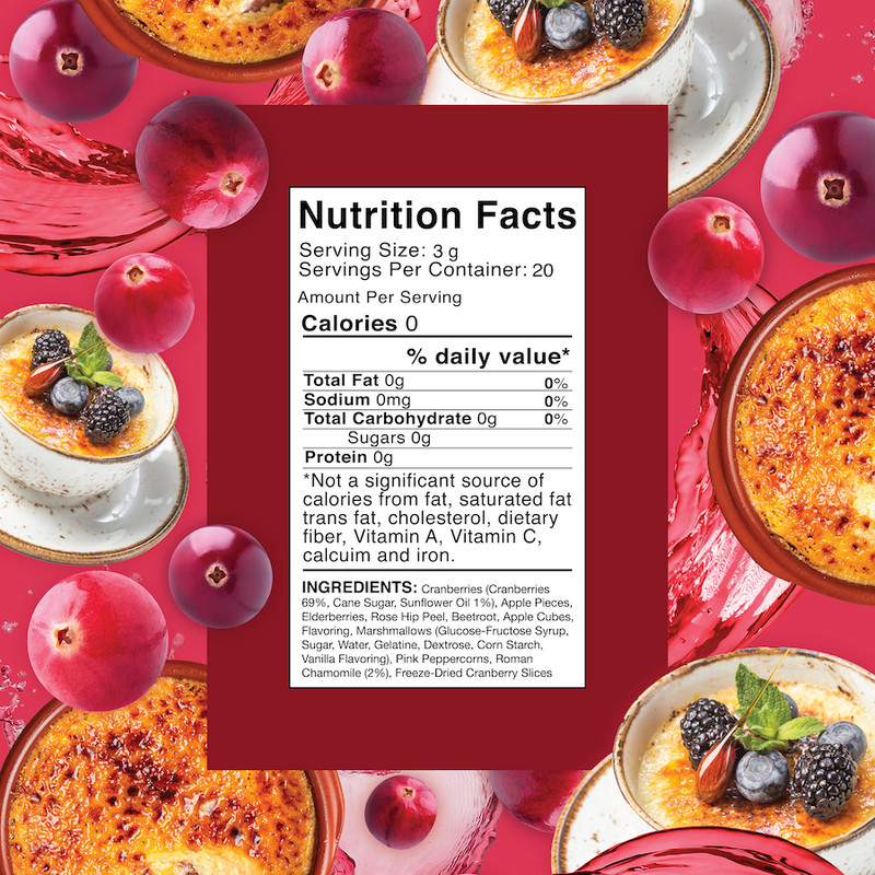 Cranberry Creme Brûlée - Fruit Herbal Blend