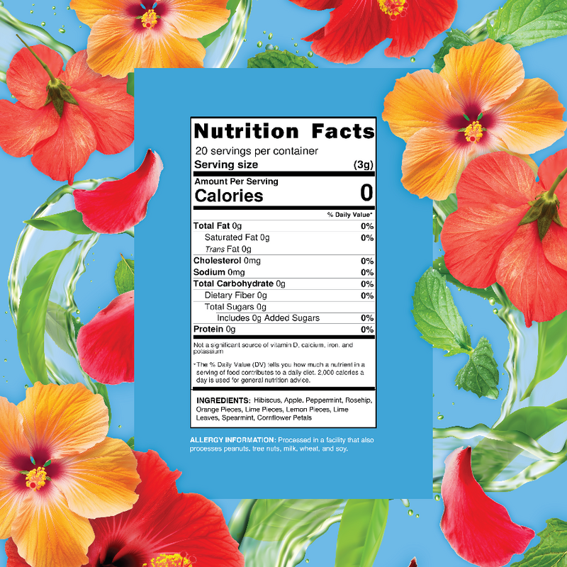 Hibiscus Mint - Fruit Herbal Blend – Snarky Tea