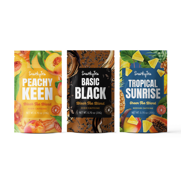 High Caff Trio - 20g Sample Pack – Snarky Tea