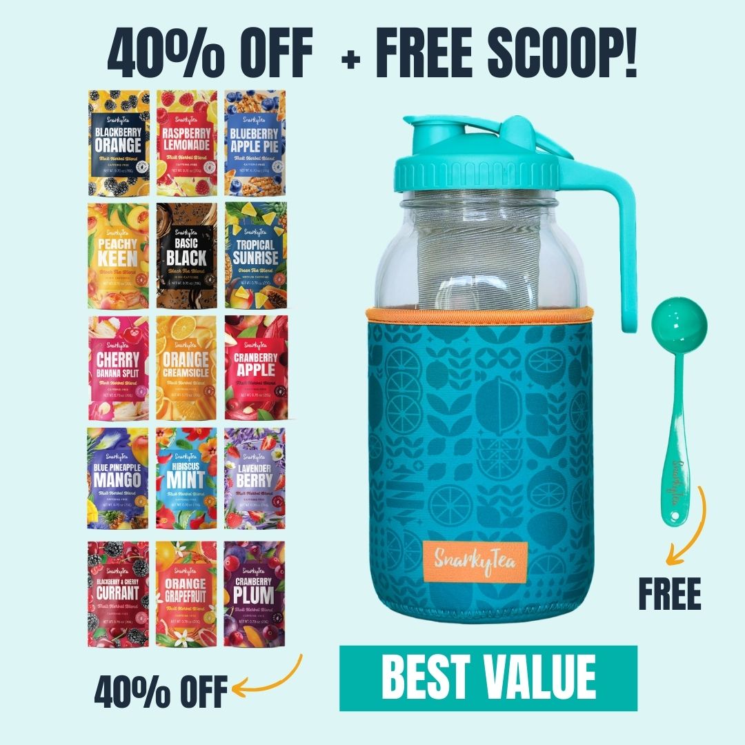 The Ultimate CHILL Bundle with Mega Sampler & Scoop – Snarky Tea