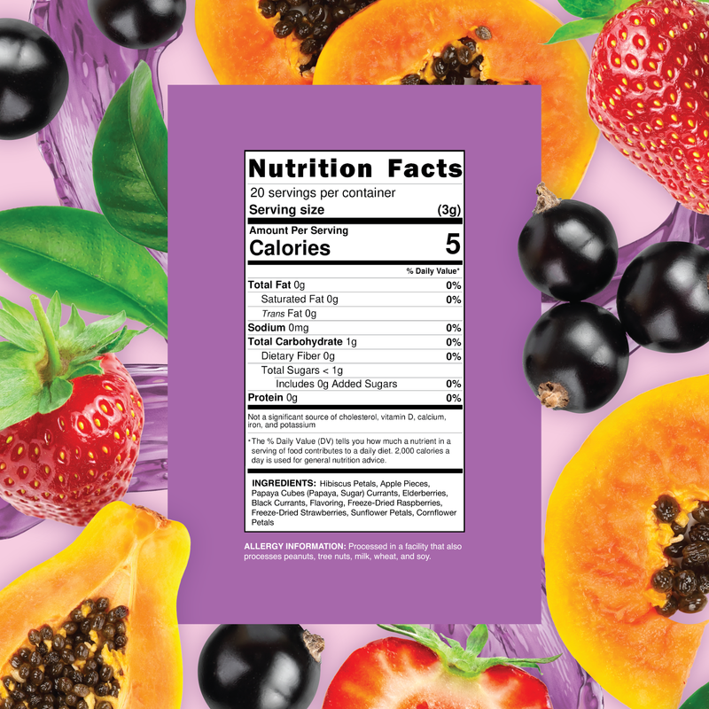 Papaya Berry Bestie - Fruit Herbal Blend – Snarky Tea