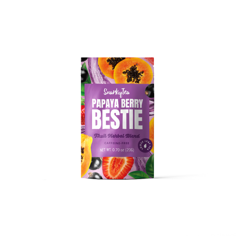Papaya Berry Bestie - Fruit Herbal Blend – Snarky Tea Papaya Berry Bestie - Fruit Herbal Blend – Snarky Tea