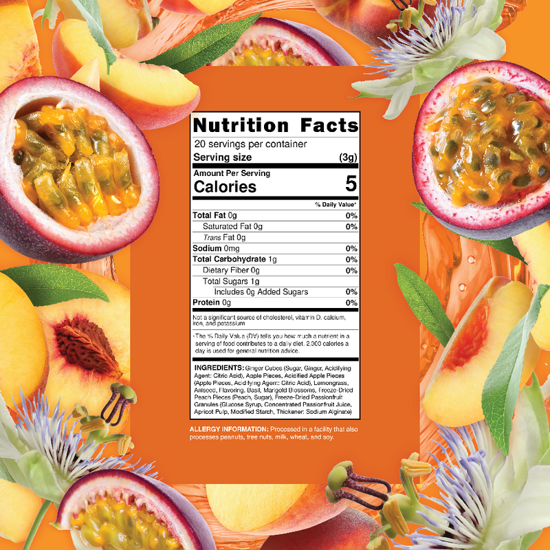 Peach Passion Fruit - Fruit Herbal Blend – Snarky Tea