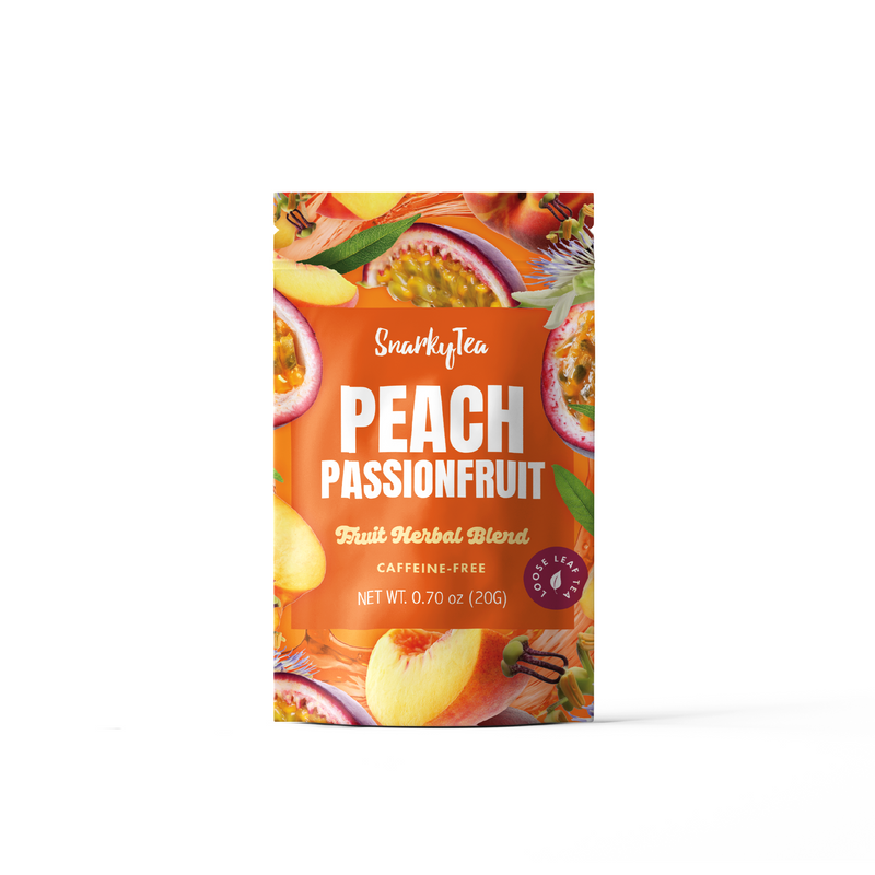 Peach Passion Fruit - Fruit Herbal Blend – Snarky Tea