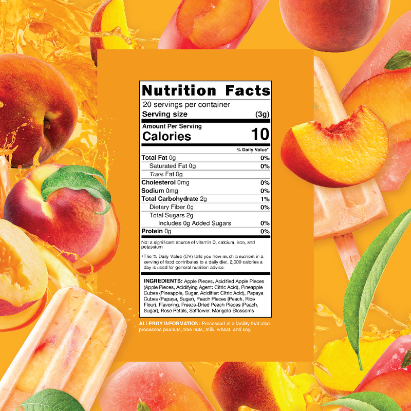Peach Popsicle - Fruit Herbal Blend – Snarky Tea