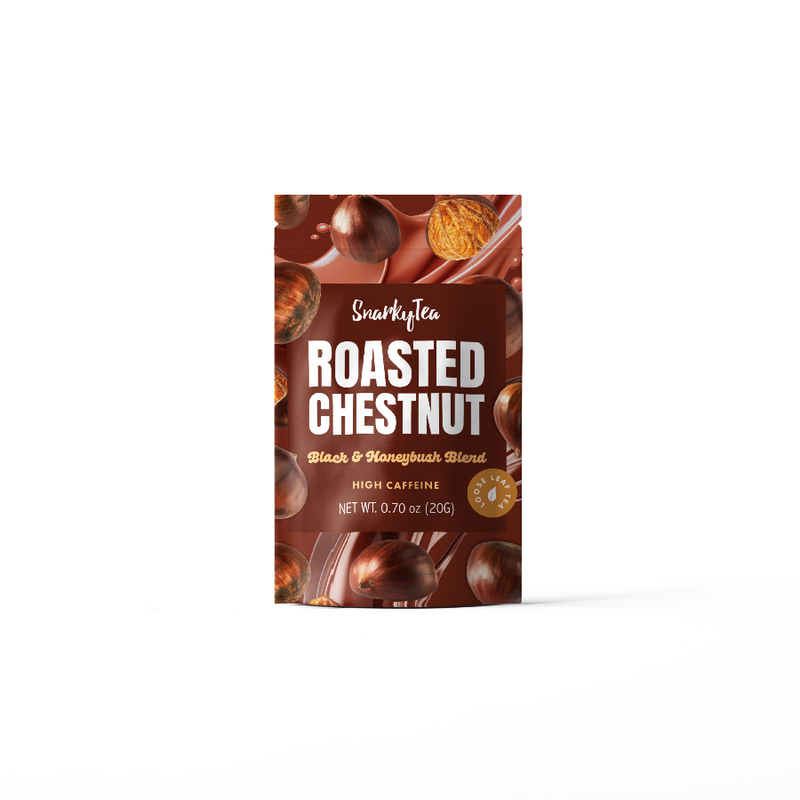 RoseMela ドール Chestnut Roasted Chestnut - Black & Honeybush Blend – Snarky Tea