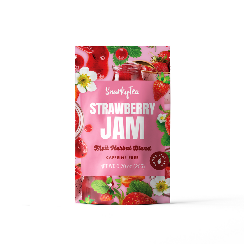 Strawberry Jam - Fruit Herbal Blend – Snarky Tea