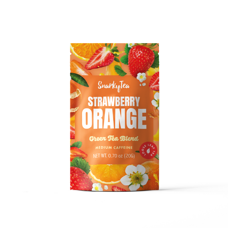 Strawberry Orange - Green Tea Blend – Snarky Tea