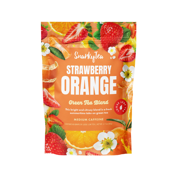 Strawberry Orange - Green Tea Blend – Snarky Tea
