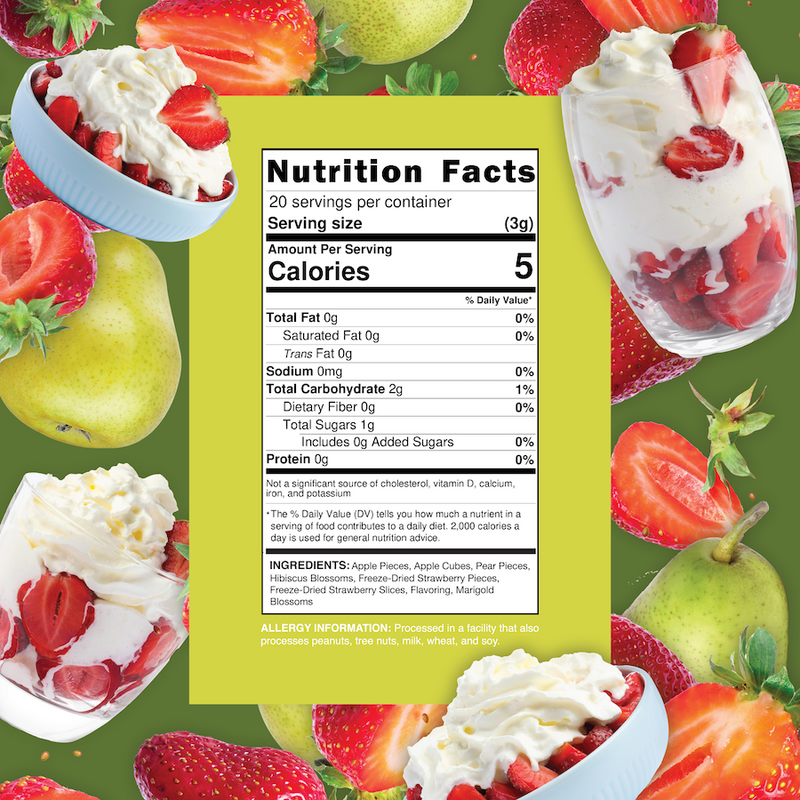 Strawberry Pear Parfait - Fruit Herbal Blend – Snarky Tea