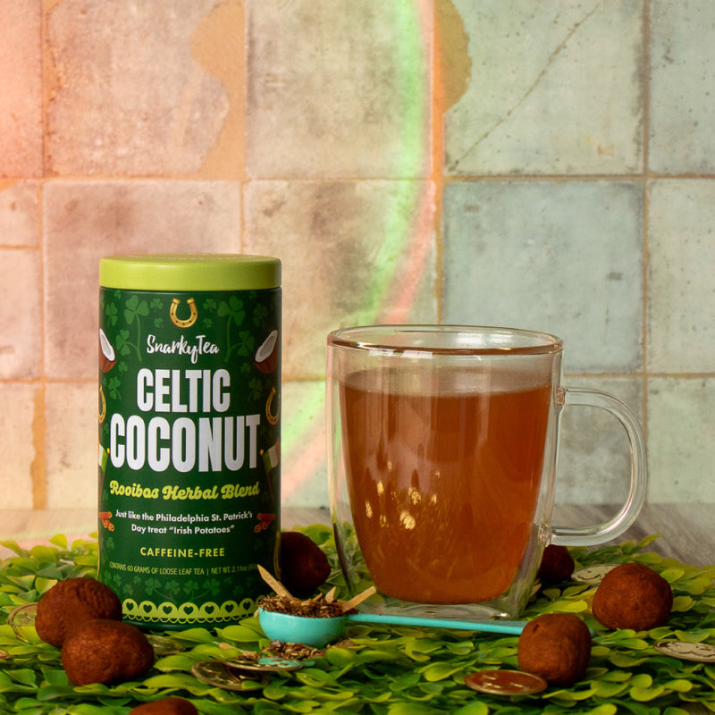 Celtic Coconut - Rooibos Herbal Tin – Snarky Tea