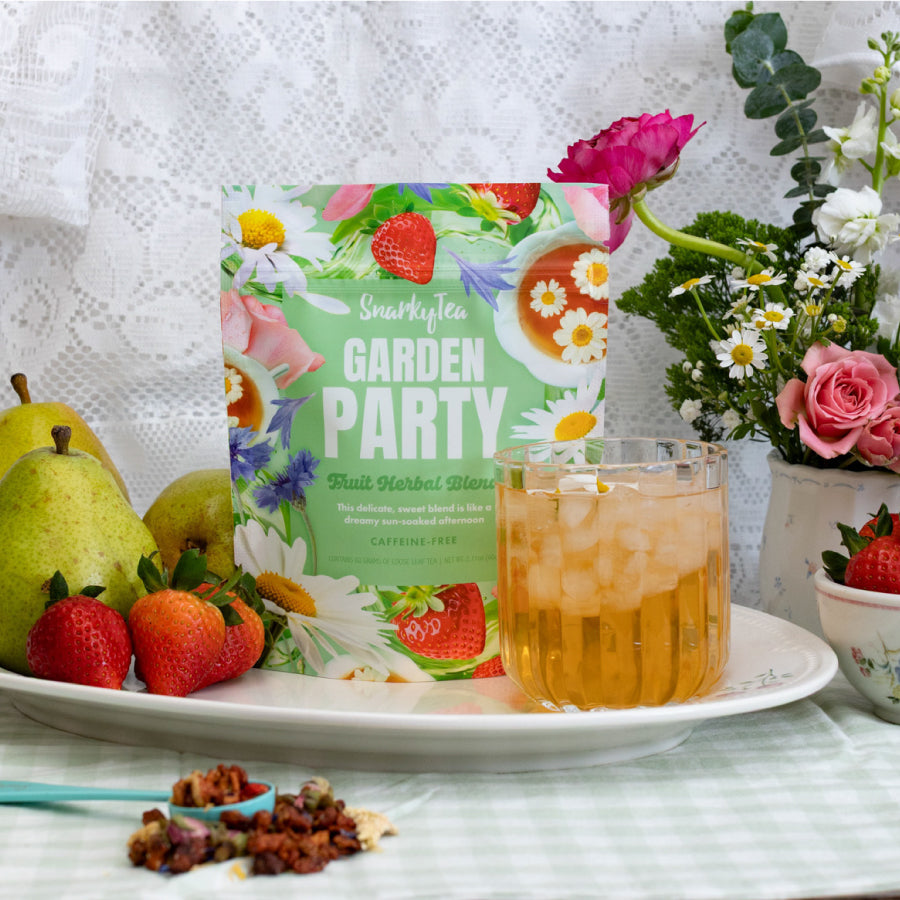 Garden Party - Fruit Herbal Blend – Snarky Tea