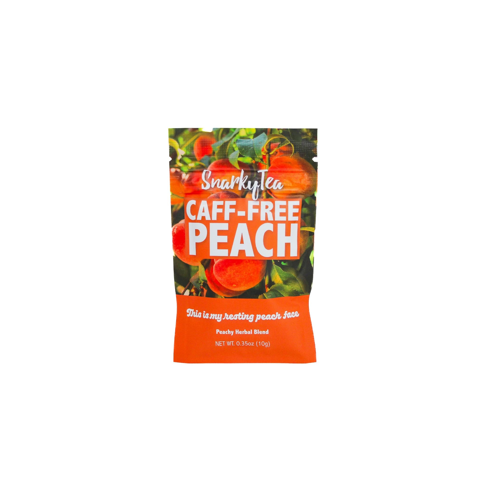 Caff-Free Peach - Fruit Herbal Blend – Snarky Tea